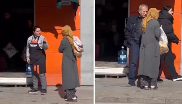 Mübarek Ramazan ayında çekilen bu görüntü izleyenleri ikiye böldü