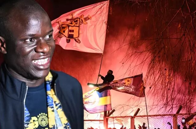 N’Golo Kante İstanbul’a geldi, Fenerbahçe taraftarı havalimanını yaktı