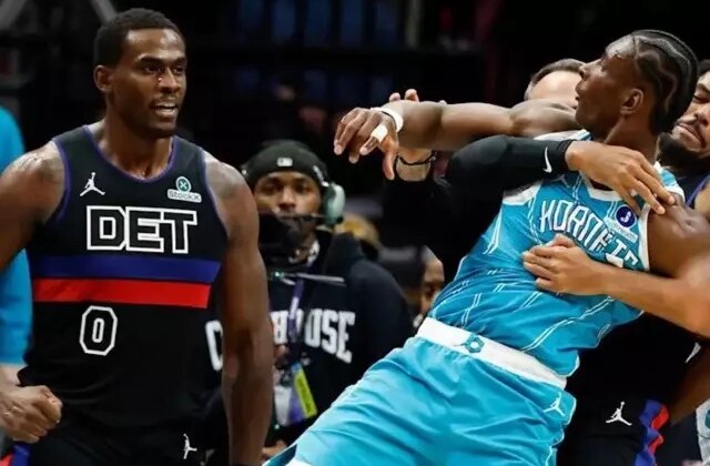 NBA’de Hornets-Pistons maçındaki olaylar sonrası 4 oyuncuya ağır ceza