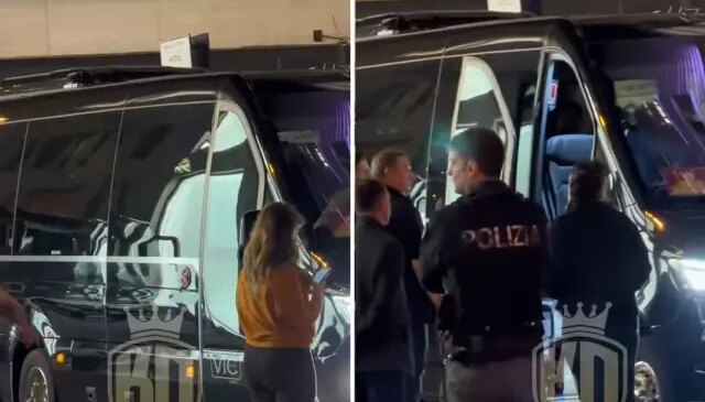 Okan Buruk’u İtalya’da bekleyen taraftarlardan bomba tezahürat