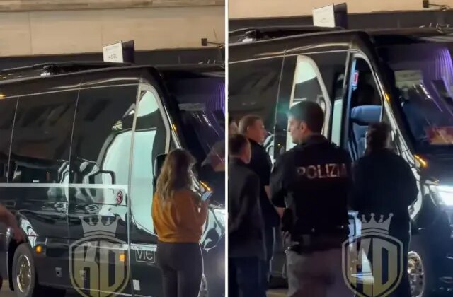 Okan Buruk’u İtalya’da bekleyen taraftarlardan bomba tezahürat