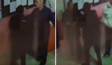 Okul müdürüne saldırı! O anlar kameralarda