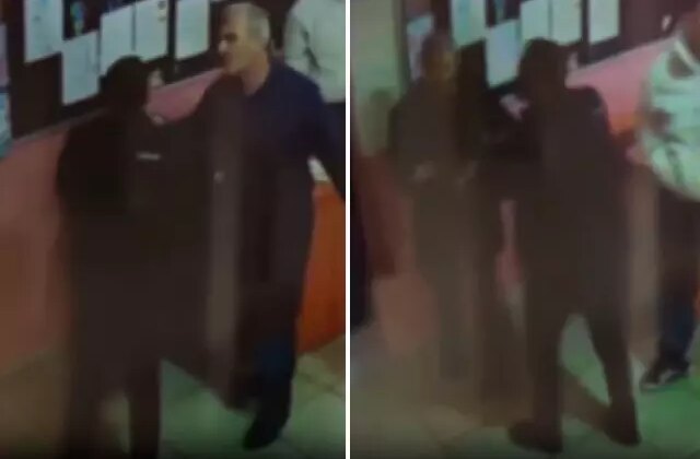 Okul müdürüne saldırı! O anlar kameralarda