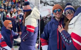 Olimpiyat pistinde aşk rüzgarı: Madalyalı sporcuya sürpriz evlilik teklifi