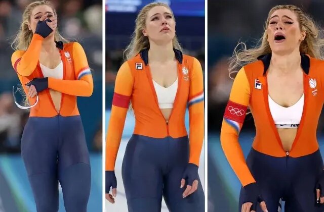 Olimpiyat rekoru kıran Jutta Leerdam, gözyaşlarını tutamadı