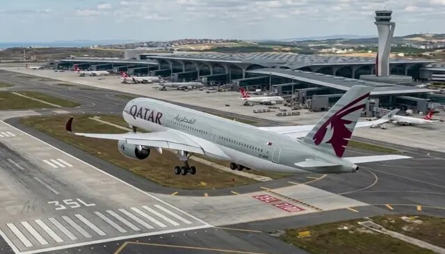 Orta Doğu’daki bazı ülkelerin hava sahalarını kapatması nedeniyle 8 uçak İstanbul Havalimanı’na indi