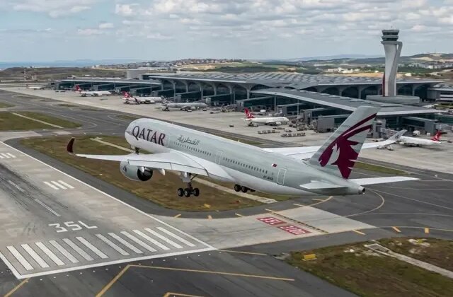 Orta Doğu’daki bazı ülkelerin hava sahalarını kapatması nedeniyle 8 uçak İstanbul Havalimanı’na indi