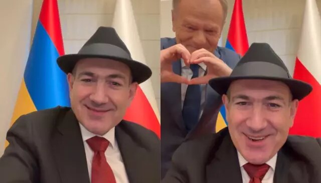 Paşinyan ve Tusk’tan ezber bozan video, eğlenceleri anlarını paylaştılar