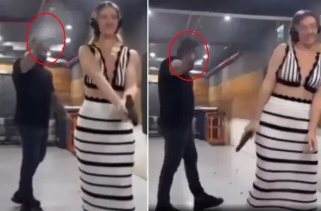 Poligonda akılalmaz görüntü! Genç kadının verdiği tepki dikkat çekti