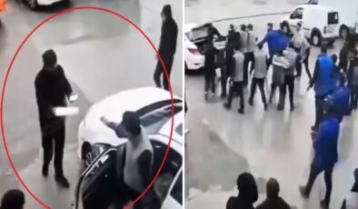 TÜVTÜRK’te polis memurunun dövülerek öldürüldüğü kavganın görüntüleri