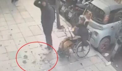 Resmen başlarına taş yağdı