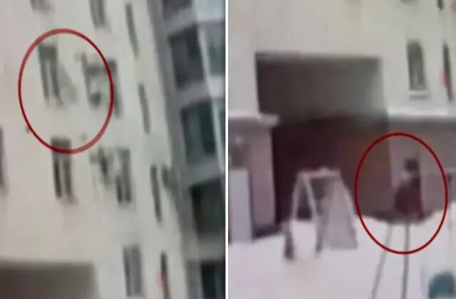 Rusya’da 10. kattan düşen bebek, açılan mont sayesinde kurtarıldı