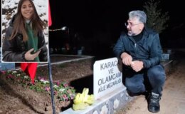 Saat 04.17’de mezar başında gözyaşlarına boğuldu