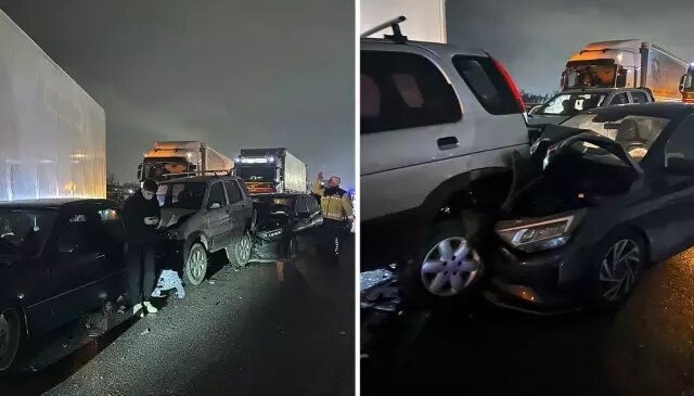 Sakarya’da Anadolu Otoyolu’nda 16 araçlık zincirleme kaza: 14 yaralı