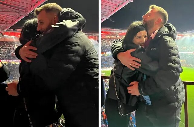 Sakin sakin maç izlerken hayatının en mutlu anlarından birini yaşadı