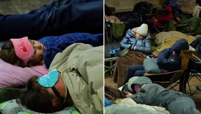 Saldırıdan korkup metroya sığındılar! Görüntüler ülkenin başkentinden