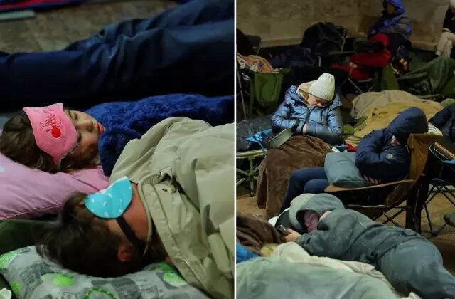 Saldırıdan korkup metroya sığındılar! Görüntüler ülkenin başkentinden