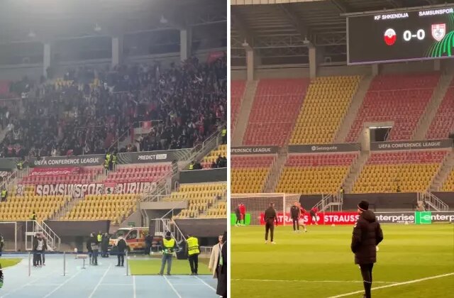 Samsunspor taraftarı deplasmanı iç sahaya çevirdi