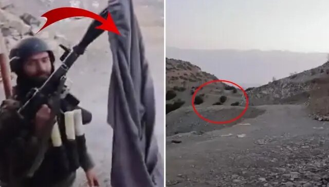 Savaş sırasında bomba görüntü! O anları cep telefonuyla kaydettiler