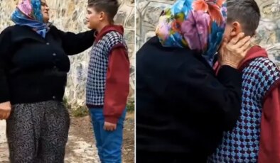 Şehit edilen oğlunun benzeri ile buluşan Ayşe Bülbül’ün sözleri yürekleri dağladı