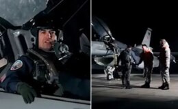 Balıkesir’de F-16 düştü, şehit pilottan geriye bu görüntü kaldı