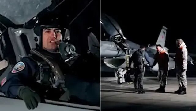 Balıkesir’de F-16 düştü, şehit pilottan geriye bu görüntü kaldı