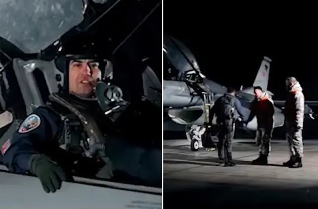 Balıkesir’de F-16 düştü, şehit pilottan geriye bu görüntü kaldı