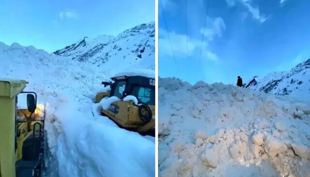 Şırnak’ta çığ düştü! 4 köy yolu ulaşıma kapandı