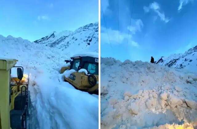 Şırnak’ta çığ düştü! 4 köy yolu ulaşıma kapandı