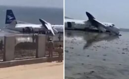 Somali’de yolcu uçağı Hint Okyanusu’na acil iniş yaptı