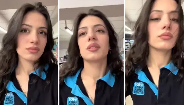 Sosyal medyayı sallayan kasiyer