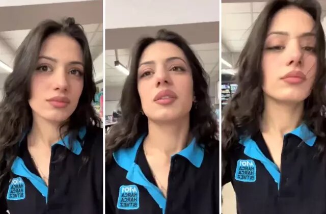 Sosyal medyayı sallayan kasiyer