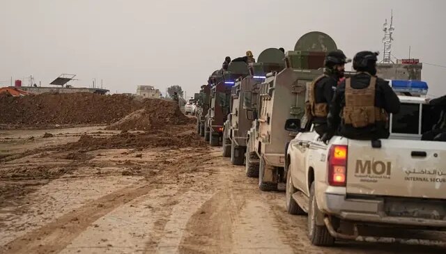 Suriye İçişleri Bakanlığına bağlı güvenlik konvoyu YPG’nin işgali altındaki Haseke’ye giriş yaptı