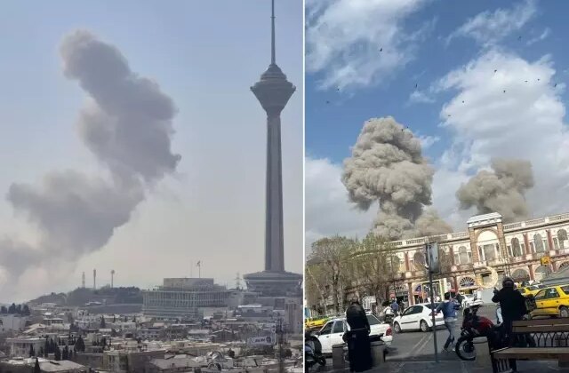 Tahran’da peş peşe patlamalar! İşte ilk görüntüler