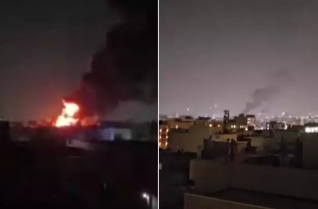 Tahran’daki askeri tesiste yangın