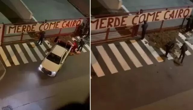 Takımın performansından memnun olmayınca tesislerin girişine dışkı bıraktılar