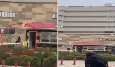 Taksiye alınmayınca çığırından çıktı! O anlar kameralarda