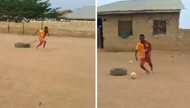 Tek hayali Galatasaray’da oynamak olan Afrikalı gence bakar mısınız