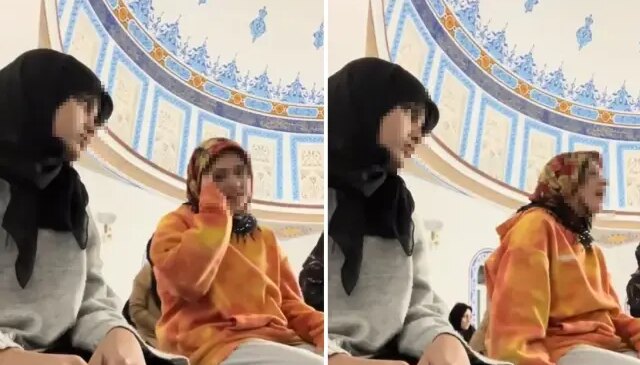 Teravih namazı sırasında yaptıkları fark edilince camiden kovuldular