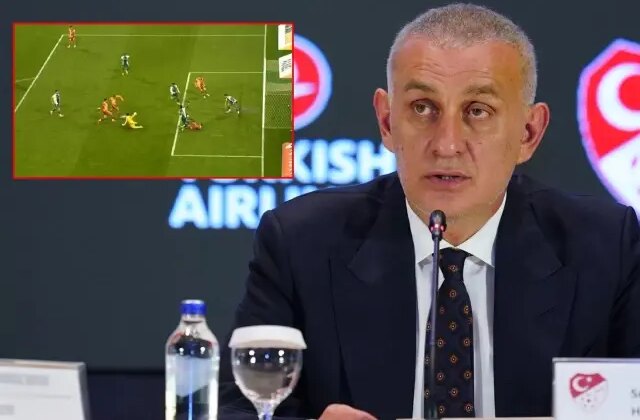 TFF kanadından ülkenin konuştuğu pozisyonla ilgili gece yarısı olay açıklama