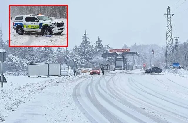 Lapa lapa yağan kar İstanbul’un kapısına dayandı