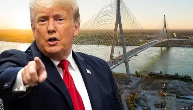 Trump, Kanada ile ABD’yi birleştirecek köprünün yarısını istedi