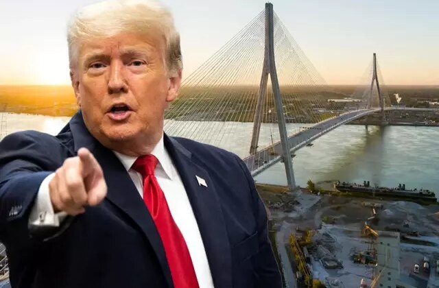 Trump, Kanada ile ABD’yi birleştirecek köprünün yarısını istedi