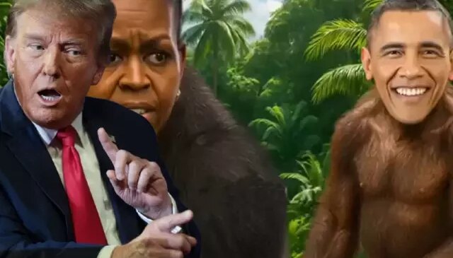 Trump, Obama’yı maymun olarak gösteren video için özür dilemeyeceğini açıkladı