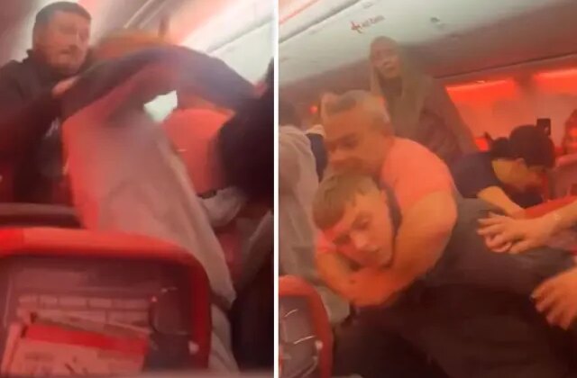 Türkiye’den havalanan uçakta ortalık savaş alanına döndü