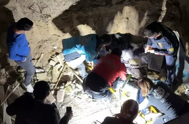 Tuvalet ihtiyacını gidermek için girdiği inşaatta kabusu yaşadı! Ekipler seferber oldu