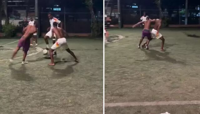 Uğruna milyonlar verilen profesyonel futbolcunun yaptığına bakın