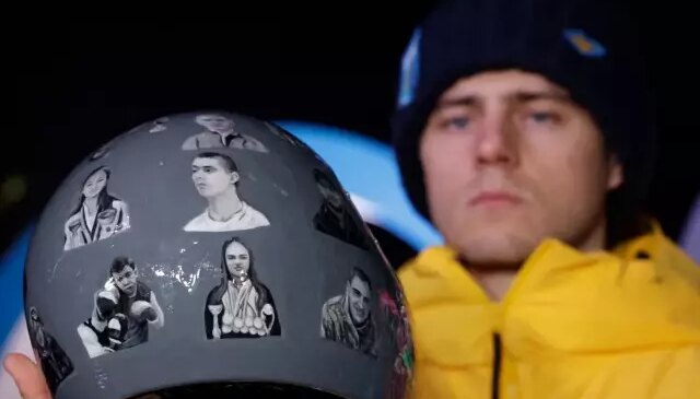 Ukraynalı Sporcu, anma kaskı sebebiyle diskalifiye edildi