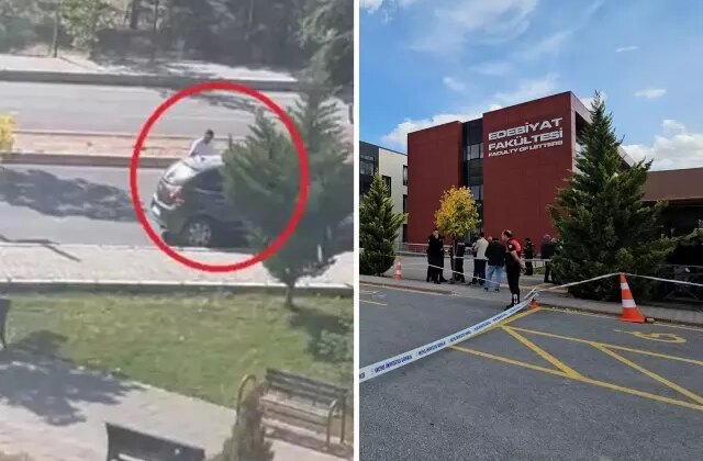 Üniversitede pompalı tüfekle vurduğu eski eşinin son anlarını kaydedip yakınlarına göndermiş