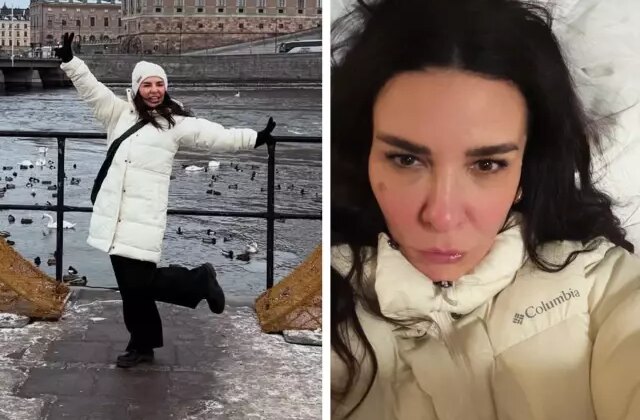 Ünlü şarkıcı Fatma Turgut’un yüzü soğuktan bu hale geldi